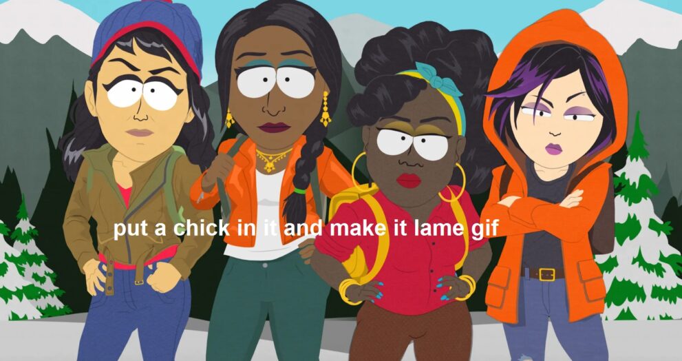 put a chick in it and make it lame gif
